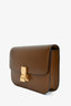 Celine Brown Leather Medium Classic Box Crossbody Bag