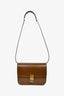 Celine Brown Leather Medium Classic Box Crossbody Bag