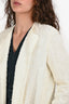 The Row Cream Boucle Duster Coat Size 4