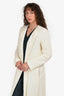 The Row Cream Boucle Duster Coat Size 4