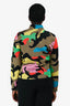 Valentino Multicolour Camouflage Knit Zip-Up Jacket Size M