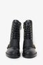 Louis Vuitton Black Leather Hometown Ankle Ranger Boots Size 38