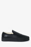 The Row Black Leather Slip-on Sneakers Size 36.5