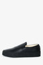 The Row Black Leather Slip-on Sneakers Size 36.5
