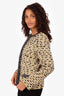 M Missoni Yellow/Black/White Tweed Jacket Size 8