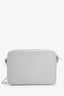 Christian Dior  X Air Jordan 2020 Grey Grained Calfskin Wings Crossbody Mens