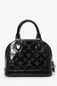 Louis Vuitton 2014 Black Patent Leather Alma BB with Strap