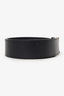 Louis Vuitton Black Leather Integrated V Locking Belt 90/36