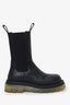Bottega Veneta Black Calfskin The Tire Chelsea Boots Size 37.5