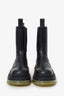 Bottega Veneta Black Calfskin The Tire Chelsea Boots Size 37.5