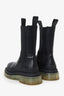 Bottega Veneta Black Calfskin The Tire Chelsea Boots Size 37.5