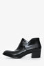 Alexander Wang Black Leather Ankle Boots Size 37.5