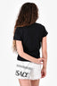 Balenciaga Black Cotton Logo T-Shirt Size S