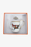 Hermès White Porcelain Cheval d'Orient Teapot