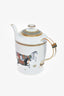 Hermès White Porcelain Cheval d'Orient Teapot