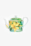 Hermès Green/Orange Passifolia Porcelain Teapot