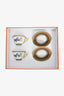 Hermes White Porcelain/Cheval d’Orient Tea Cup and Saucer Set of 2