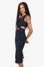 Nichols Navy Cut-Out BodyCon Midi Dress Size 0