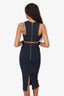 Nichols Navy Cut-Out BodyCon Midi Dress Size 0