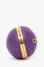 Pre-Loved Chanel™ 2022 Purple Paris-Le19M Coco Sphere Minaudiere Bag