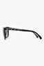 Pre-Loved Chanel™ Black Frame Wayfarer Leather Chain CC Polarized Sunglasses