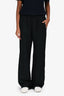 Erya Costa Black Linen Wide Leg Pants Size 2