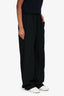 Erya Costa Black Linen Wide Leg Pants Size 2
