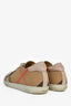 Burberry Brown Novacheck Nude Leather Low Tops Sneakers Size 41