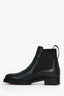 Christian Louboutin Black Leather Ankle Boots Size 37.5