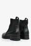 Christian Louboutin Black Leather Ankle Boots Size 37.5
