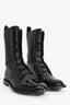Inch2 Black Leather Brogue Ankle Boots Size 38