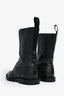Inch2 Black Leather Brogue Ankle Boots Size 38