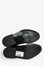 Inch2 Black Leather Brogue Ankle Boots Size 38