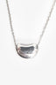 Tiffany & Co. Sterling Silver Bean Necklace