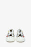 Christian Dior White Zodiac Pixel Walk'N'Dior Sneakers Size 38