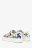 Christian Dior White Zodiac Pixel Walk'N'Dior Sneakers Size 38