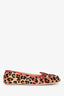 Charlotte Olympia x Agent Provocateur Brown/Red Leopard Print Slipper + Eye Mask + Pouch Set of 3