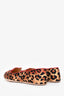 Charlotte Olympia x Agent Provocateur Brown/Red Leopard Print Slipper + Eye Mask + Pouch Set of 3