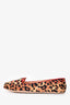 Charlotte Olympia x Agent Provocateur Brown/Red Leopard Print Slipper + Eye Mask + Pouch Set of 3