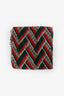 Gucci Red/Green Silk Blend Supreme Scarf