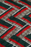 Gucci Red/Green Silk Blend Supreme Scarf