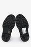 Proenza Schouler Black Leather White Stitch Lace-Up Ankle Boots Size 35