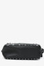 Valentino Black Pebbled Leather Rockstud Camera Crossbody Bag