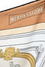 Hermès Camel Multicolour 'Mystère' Silk Scarf 90