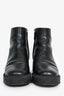 Pre-Loved Chanel™ Black Leather Ankle Boots Size 37