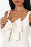 Sandy Liang SSENSE Exclusive Off-White Arden Minidress Size 8