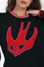 McQ By Alexander McQueen Black/Red Sweater Dress Size S