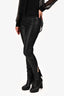 Stella McCartney Black Faux Leather Leggings Size 38