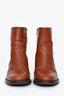 Burberry Brown Leather Ankle Boots Size 35