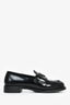 Prada Black Patent Logo 'Donna' Loafer Size 36